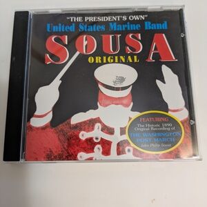 US Marine Band, 13 rousing Sousa selections inc. 1890 historic Recording. CD